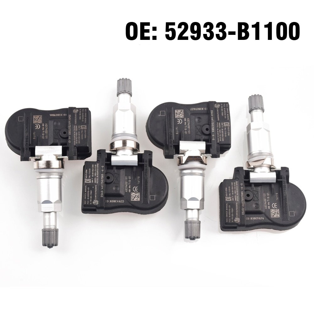 ڵ Ÿ̾ з  ,  Ÿ  ׽ý Ʈ, TPMS 52933-B1100, 4 